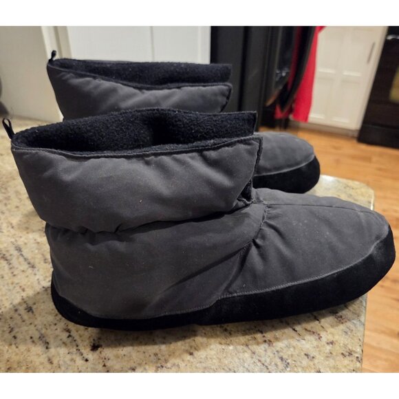 Cabela's Down Bootie Slippers Gray Women's 12.5-13.5 Men's 10.5-11.5 - Picture 1 of 11